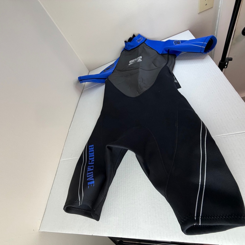 Body Glove Black Blue Wetsuit Neoprene Nylon Men's Small Sporty Diving Beach